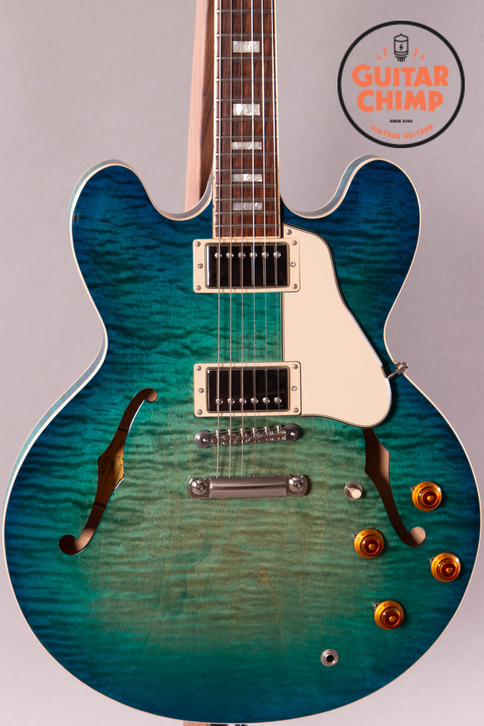 2018 Gibson Memphis ES-335 Figured Aquamarine