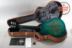 2018 Gibson ES-335 Figured – Aquamarine w/ OHSC & COA