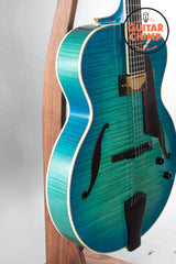 2017 Sadowsky Jim Hall Model Bora Blue Burst