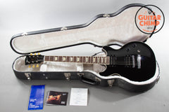 2011 Gibson USA Les Paul Classic Double Cutaway – Black Japan Exclusive w/ OHSC