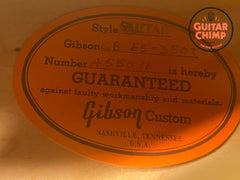 2019 Gibson Custom Shop ’55 ES-350T Chuck Berry Signature – 1 of 55, COA & Case