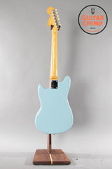 2012 Fender Japan MG-65 Mustang '65 Reissue Daphne Blue w/ Original Gig-Bag