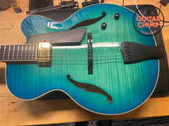 2017 Sadowsky Jim Hall Model Bora Blue Burst