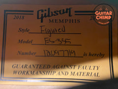 2018 Gibson Memphis ES-335 Figured Aquamarine