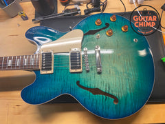 2018 Gibson Memphis ES-335 Figured Aquamarine