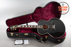 2024 Gibson Custom Shop SJ-200 Custom – Ebony, LR Baggs VTC, OHSC/COA