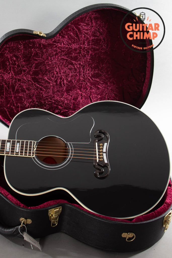 2024 Gibson Custom Shop SJ-200 Custom – Ebony, LR Baggs VTC, OHSC/COA