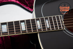 2024 Gibson Custom Shop SJ-200 Custom – Ebony, LR Baggs VTC, OHSC/COA