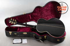 2024 Gibson Custom Shop SJ-200 Custom – Ebony, LR Baggs VTC, OHSC/COA