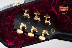 2024 Gibson Custom Shop SJ-200 Custom – Ebony, LR Baggs VTC, OHSC/COA