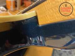 2004 Fender CIJ Aerodyne AJB-80M/DJ Jazz Bass – Gun Metal Blue, Rare 32" Scale