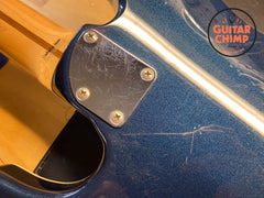 2004 Fender CIJ Aerodyne AJB-80M/DJ Jazz Bass – Gun Metal Blue, Rare 32" Scale