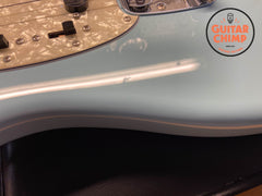 2012 Fender Japan MG-65 Mustang '65 Reissue Daphne Blue w/ Original Gig-Bag