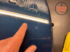 2004 Fender CIJ Aerodyne AJB-80M/DJ Jazz Bass – Gun Metal Blue, Rare 32" Scale