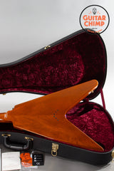 2018 Gibson Custom Shop ’59 Flying V VOS – Hand Picked, Heavy Antique Natural