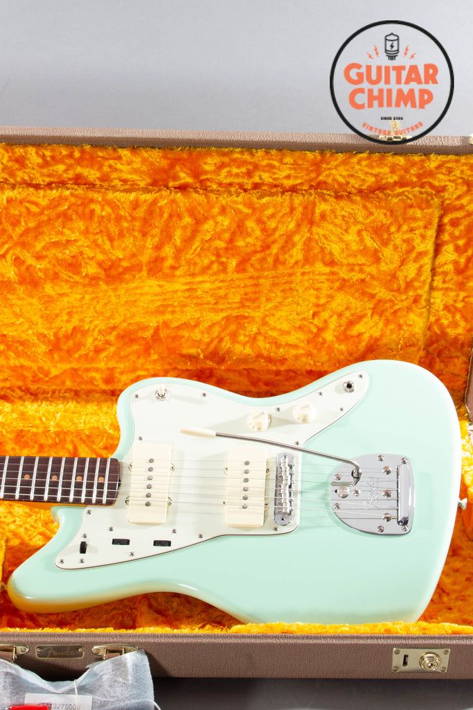 2019 Fender American AVRI ’62 Thin Skin Jazzmaster – Surf Green, Matching Headstock