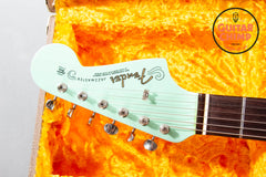 2019 Fender American AVRI ’62 Thin Skin Jazzmaster – Surf Green, Matching Headstock