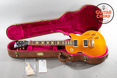1999 Gibson Les Paul Classic Plus – Trans Amber, Slim ’60s Neck, OHSC