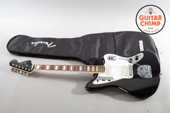 2025 Fender Traditional II Late '60s Jaguar – Black, Block Inlays, Japan, Excellent!