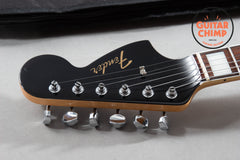 2025 Fender Traditional II Late '60s Jaguar – Black, Block Inlays, Japan, Excellent!