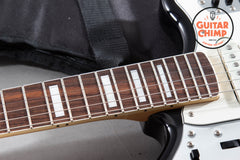 2025 Fender Traditional II Late '60s Jaguar – Black, Block Inlays, Japan, Excellent!