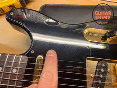 1987 Fender Japan TLG80-60 Telecaster – All Black, Fujigen Made, Rare Finish