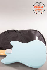 2025 Fender Japan Traditional 60’s Mustang – Left-Handed, Daphne Blue (Mint)