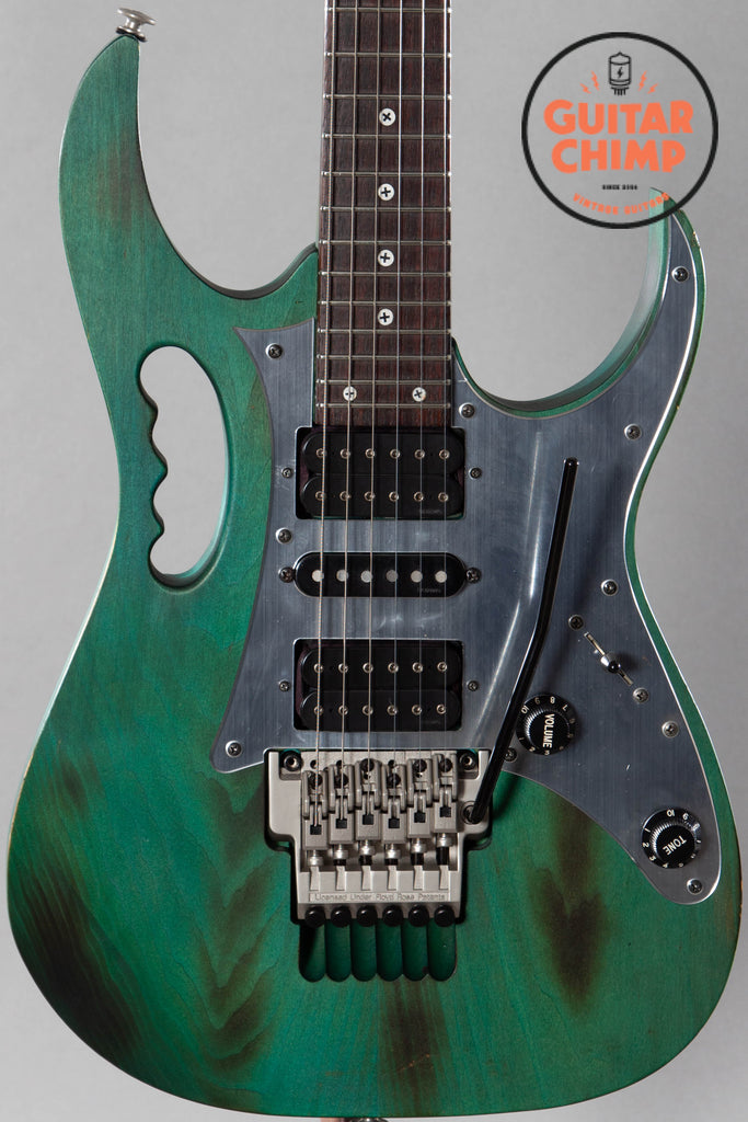 1997 Ibanez Steve Vai Jem JEM7BSB Burnt Stained Blue