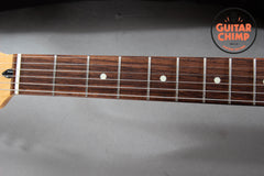 2024 Fender Japan Hybrid II Stratocaster QMT – Aquamarine, Excellent w/ Gig Bag