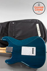 2024 Fender Japan Hybrid II Stratocaster QMT – Aquamarine, Excellent w/ Gig Bag