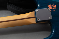 2024 Fender Japan Hybrid II Stratocaster QMT – Aquamarine, Excellent w/ Gig Bag