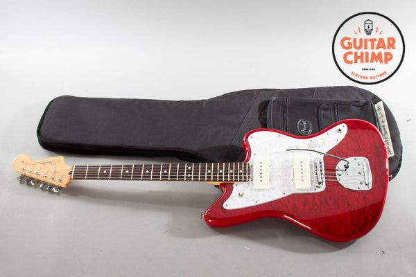 2024 Fender Japan Hybrid II Jazzmaster – Quilt Red Beryl