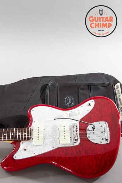2024 Fender Japan Hybrid II Jazzmaster – Quilt Red Beryl