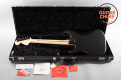 2024 Fender Tom DeLonge To The Stars Strat Satin Black – Rare Limited Edition (300 Made) w/ Case