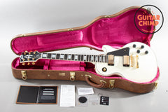 2020 Gibson Custom Shop Les Paul Custom Alpine White | Ebony Board + Long Neck Tenon | OHSC + COA