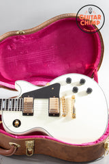 2020 Gibson Custom Shop Les Paul Custom Alpine White | Ebony Board + Long Neck Tenon | OHSC + COA