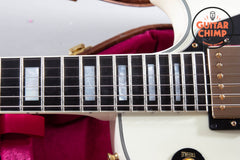 2020 Gibson Custom Shop Les Paul Custom Alpine White | Ebony Board + Long Neck Tenon | OHSC + COA