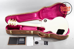 2020 Gibson Custom Shop Les Paul Custom Alpine White | Ebony Board + Long Neck Tenon | OHSC + COA