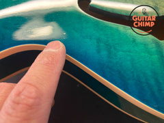 2018 Gibson ES-335 Figured – Aquamarine w/ OHSC & COA