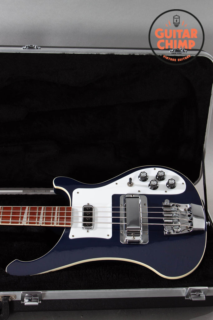 2019 Rickenbacker 4003 Bass – Midnight Blue (Rare Finish) | Original Hard Case
