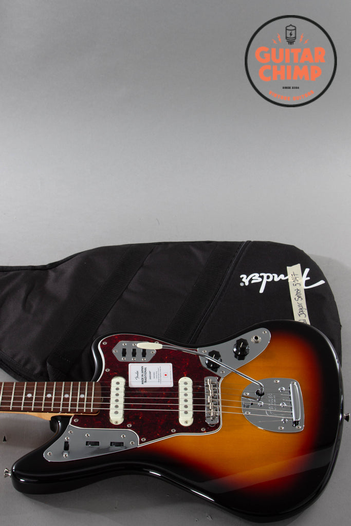 2023 Fender Japan Traditional II 60s Jaguar Sunburst – Excellent w/ Gig Bag