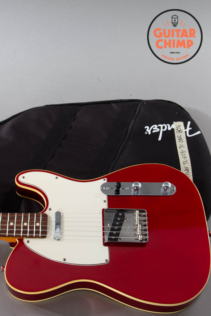 1997 Fender Japan ’62 Reissue Telecaster Custom TL62B-TX Candy Apple Red w/ USA Texas Special Pickups