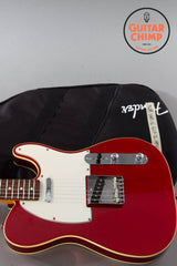 1997 Fender Japan ’62 Reissue Telecaster Custom TL62B-TX Candy Apple Red w/ USA Texas Special Pickups
