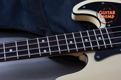 2006 Fender Aerodyne Jazz Bass – Rare 32" Medium Scale – Olympic White (Japan)