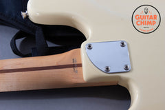 2006 Fender Aerodyne Jazz Bass – Rare 32" Medium Scale – Olympic White (Japan)