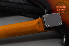 2007 Fender Japan JG66 ’62 Reissue Jaguar – 3-Tone Sunburst (MIJ, Excellent, Gig Bag)