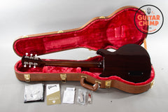 2025 Gibson Exclusive Les Paul Junior Double Cutaway – Dark Walnut | Original Hard-Shell Case | Very Good Condition