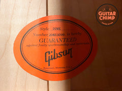 2023 Gibson Dove Original – Vintage Cherry Sunburst, LR Baggs VTC, OHSC