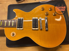 1999 Gibson Les Paul Classic Plus – Trans Amber, Slim ’60s Neck, OHSC