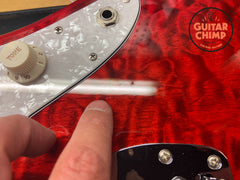 2024 Fender Japan Hybrid II Jazzmaster – Quilt Red Beryl, Excellent w/ Gig Bag